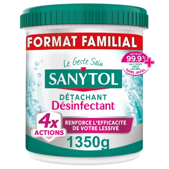 Poudre Détachante Désinfectante 4 Actions SANYTOL