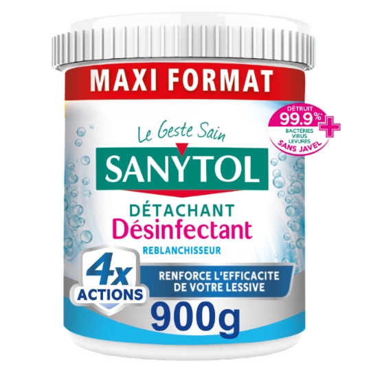 Poudre Détachante Désinfectante Blanchissante 4 Actions SANYTOL