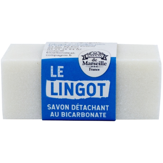 Savon Détachant au Bicarbonate Le Lingot BICARBONATE & COMPAGNIE