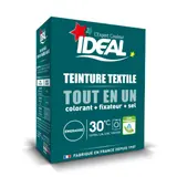 Teinture Textile Tout en Un Emeraude IDEAL