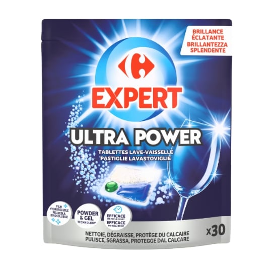 Tablettes Lave-vaisselle Ultra Power Tout en 1 CARREFOUR EXPERT