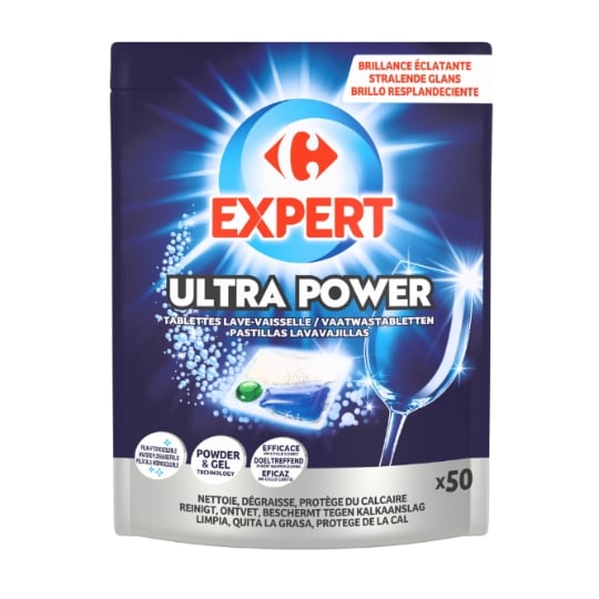 Tablettes Lave-vaisselle Ultra Power Tout en 1 CARREFOUR EXPERT