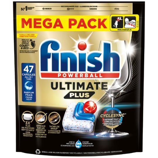 Capsules Lave-vaisselle Ultimate + FINISH