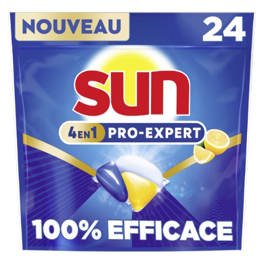 Capsules Lave-Vaisselle  Citron  SUN PRO-EXPERT