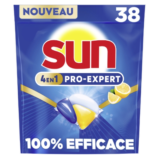 Capsules Lave-Vaisselle  Citron  SUN PRO-EXPERT