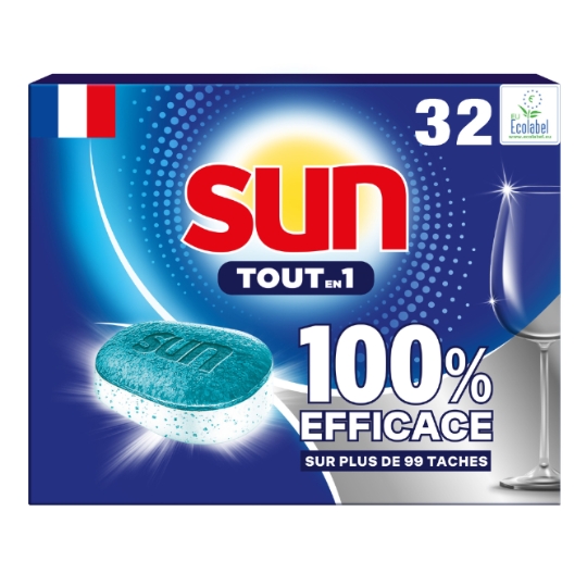 Tablettes lave-vaisselle Tout en 1 SUN