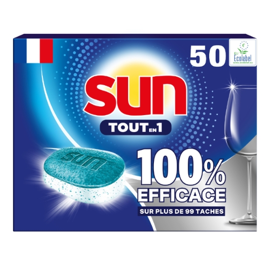 Tablettes lave-vaisselle Tout en 1 SUN
