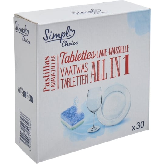 Tablettes lave vaisselle SIMPL