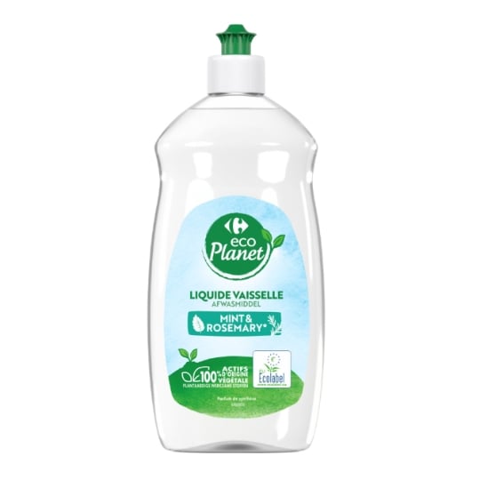 Liquide vaisselle Menthe Romarin Dégraissant CARREFOUR ECO PLANET
