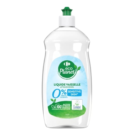 Liquide vaisselle Peaux sensibles Ecologique Sans parfum CARREFOUR ECO PLANET