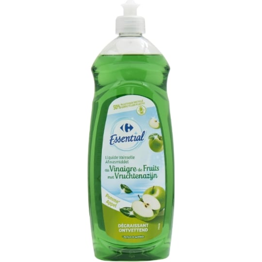 Liquide vaisselle Vinaigre de Fruits Pomme CARREFOUR ESSENTIAL