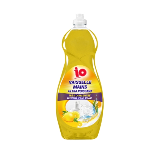 Liquide Vaisselle Ultra Puissant Très Concentré Parfum Citron IO
