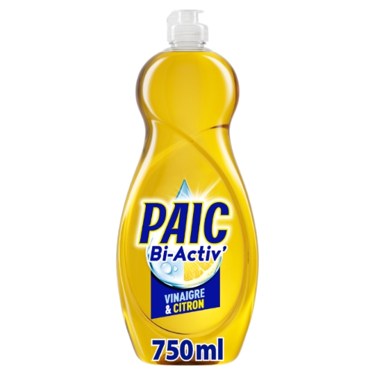 Liquide vaisselle Bi-Activ Vinaigre Citron PAIC