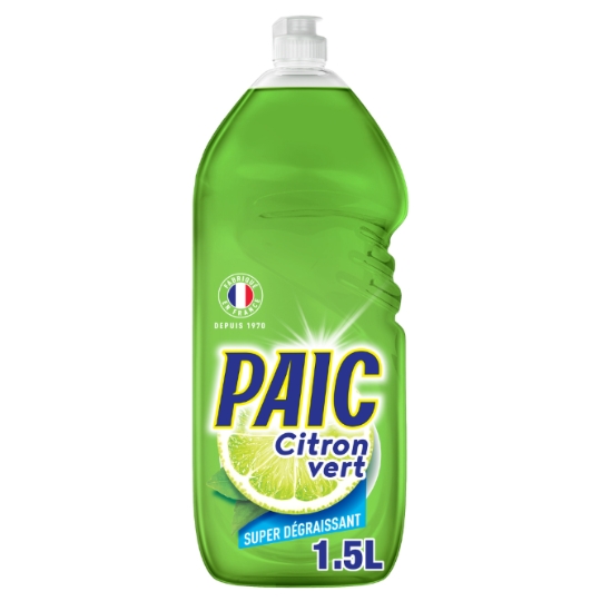 Liquide vaisselle Citron Vert Super Dégraissant PAIC