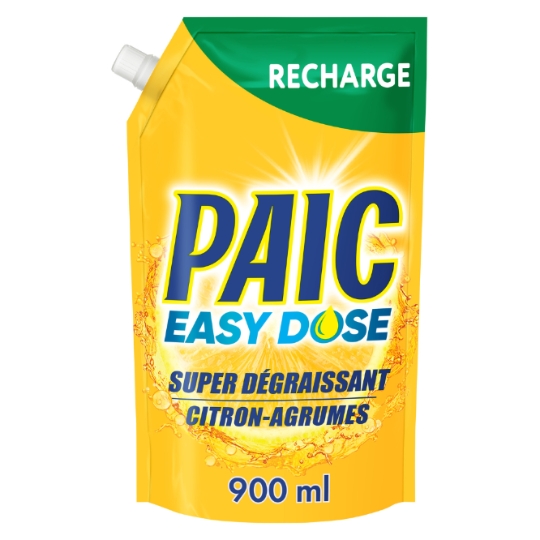 Recharge Liquide vaisselle Easy Dose Citron Agrumes PAIC