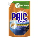 Liquide Vaisselle Recharge Ultra Dégraissant Mandarine Excel 24h PAIC
