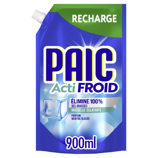 Liquide Vaisselle Acti Froid Parfum Menthe Glacée PAIC