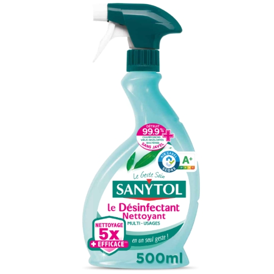 Nettoyant Ménager Désinfectant Multi-Usages Eucalyptus SANYTOL