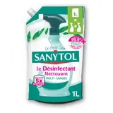 Nettoyant ménager Recharge Désinfectant Multi-usages Eucalyptus Sans Javel SANYTOL