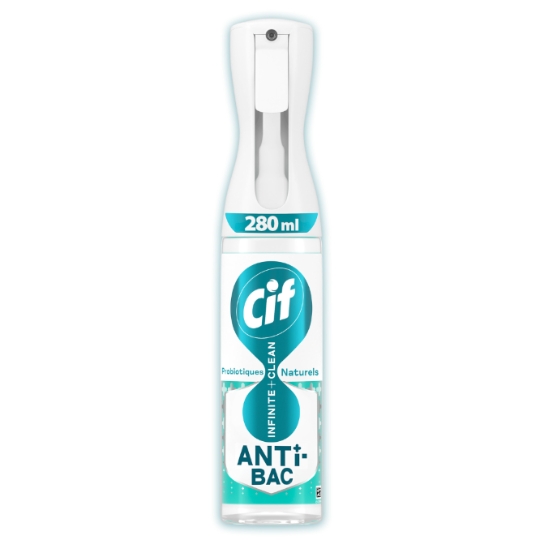 Nettoyant Anti-Bac Infinite + Clean aux Probiotiques Naturels CIF