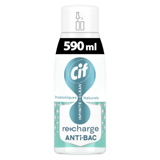 Recharge Nettoyant Anti-Bac Infinite + Clean aux Probiotiques Naturels CIF