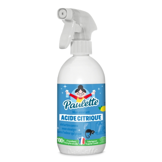 Nettoyant Ménager Multi-Surfaces Acide Citrique Citron Ecocert PAULETTE