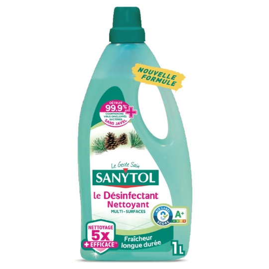 Nettoyant Ménager Multi-Surfaces Désinfectant Pin SANYTOL