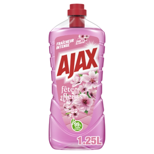 Nettoyant Ménager Multi-Surfaces Fraîcheur Cerisier en Fleurs AJAX