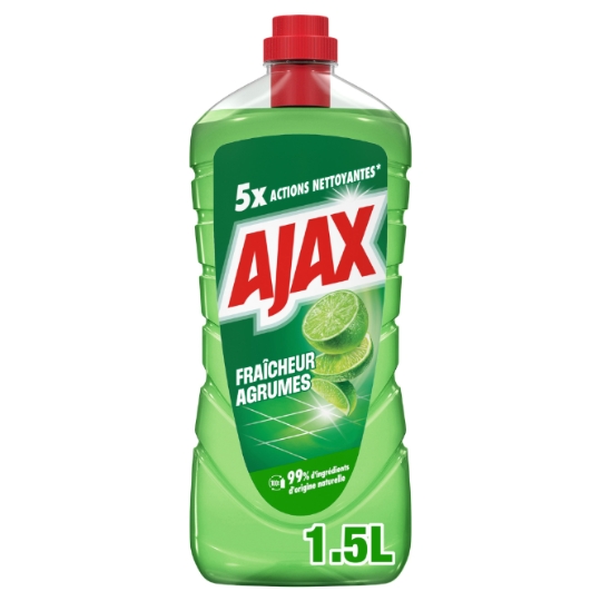Nettoyant Ménager Multi-Usages Dégraissant Fraîcheur Agrumes AJAX