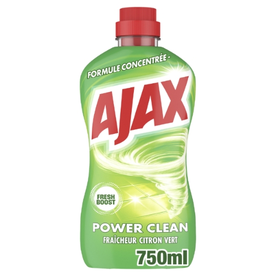 Nettoyant Ménager Power Clean Fraîcheur Citron Vert AJAX