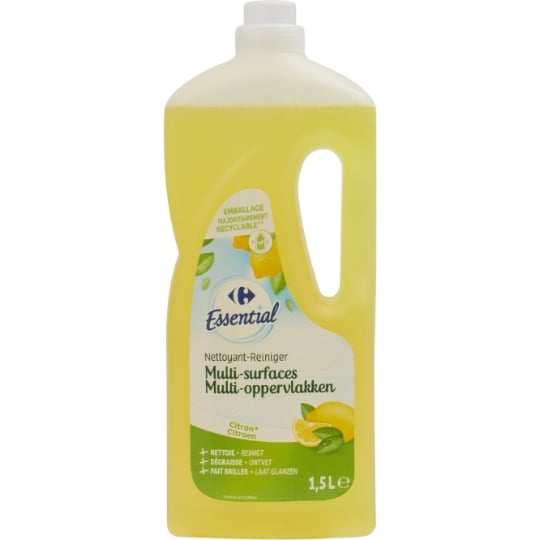 Nettoyant Ménager Multi-Surfaces Citron CARREFOUR ESSENTIAL
