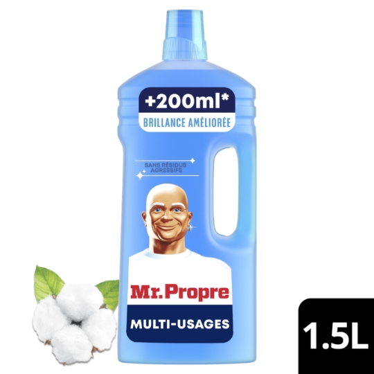 Nettoyant Ménager Sol Multi-Usages Fleurs de Coton MR PROPRE