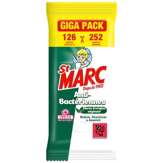 Lingettes Multi-Surfaces Désinfectantes ST MARC