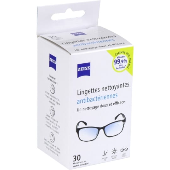 Lingettes Optique Nettoyante Antibactérienne ZEISS