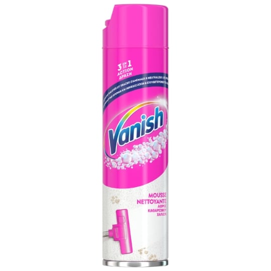 Mousse nettoyante Tapis et Moquette VANISH