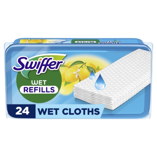 Lingettes Humides pour Sols Citron SWIFFER