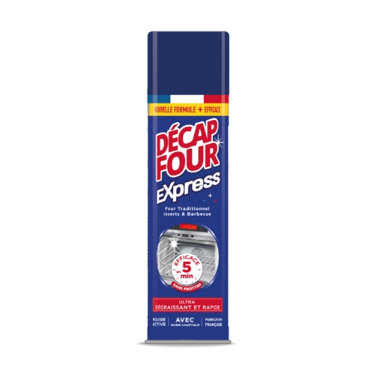 Nettoyant Aérosol Express Four Graisses Brûlées Mousse Active DECAP'FOUR