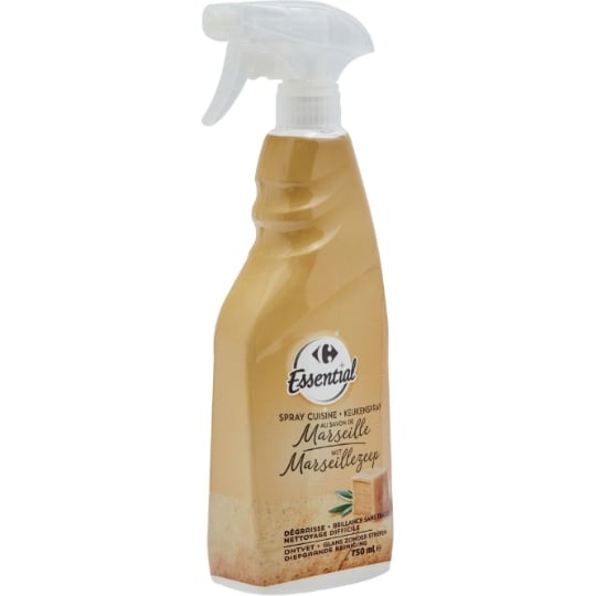 Nettoyant Ménager Cuisine Dégraissant Savon de Marseille CARREFOUR ESSENTIAL