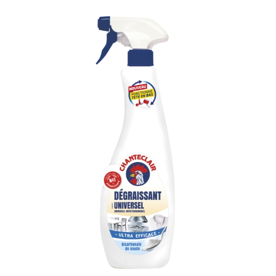 Nettoyant Ménager Cuisine Dégraissant Bicarbonate de Soude CHANTECLAIR