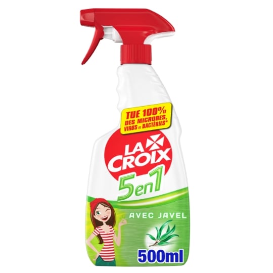 Nettoyant Ménager Désinfectant Javel Fraîcheur Eucalyptus LA CROIX