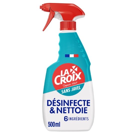 Nettoyant Ménager Cuisine Désinfectant Sans Javel LA CROIX