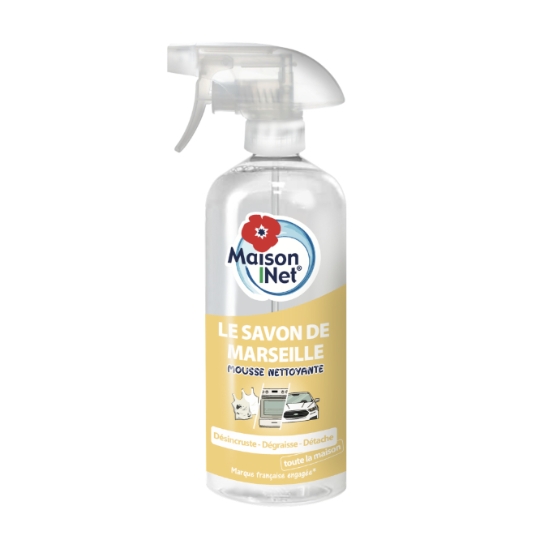 Mousse Nettoyante Désincruste Dégraisse Détache Le Savon De Marseille MAISON NET