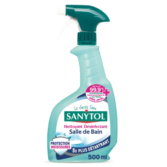 Nettoyant Ménager Désinfectant Anticalcaire Eucalyptus SANYTOL