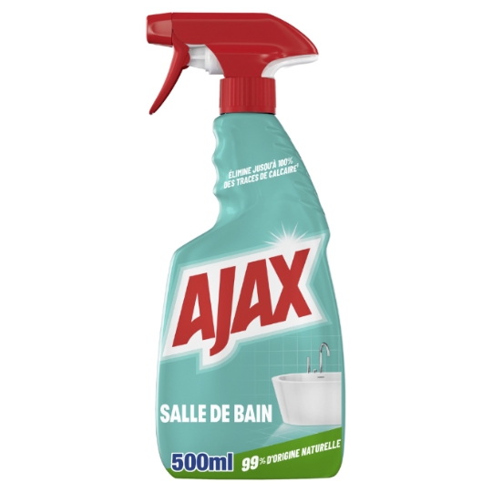 Nettoyant Ménager Salle de Bain Anti-Calcaire AJAX