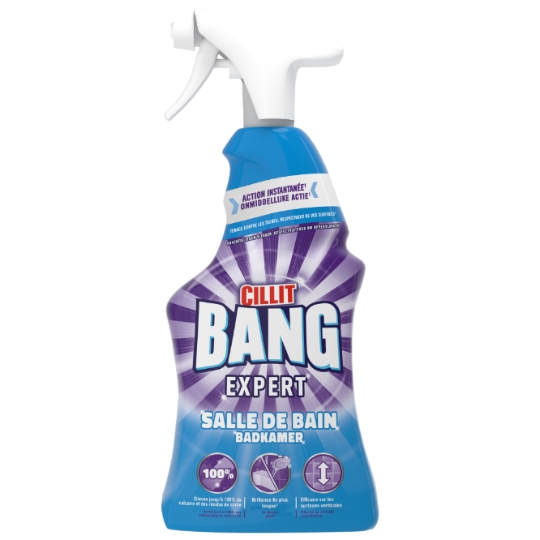Nettoyant Ménager Salle de Bain Anti-Calcaire CILLIT BANG