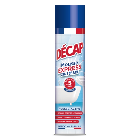 Mousse Nettoyante Active Express Salle de Bain DECAP'FOUR