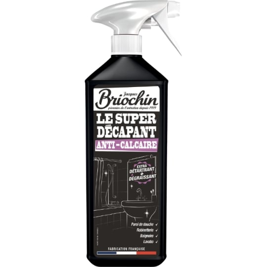 Nettoyant ménager Salle De Bain Super Décapant Anticalcaire Détartrant Dégraissant JACQUES BRIOCHIN