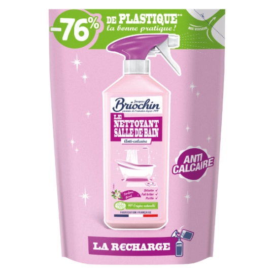 Le Nettoyant Salle de Bain Anti Calcaire JACQUES BRIOCHIN