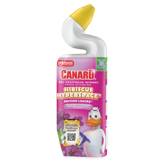 Gel WC Fraîcheur Intense Fruitée Hibiscus Hyperspace CANARD WC