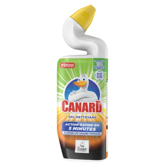 Gel Nettoyant Action Rapide Élimine Taches Tenaces CANARD WC